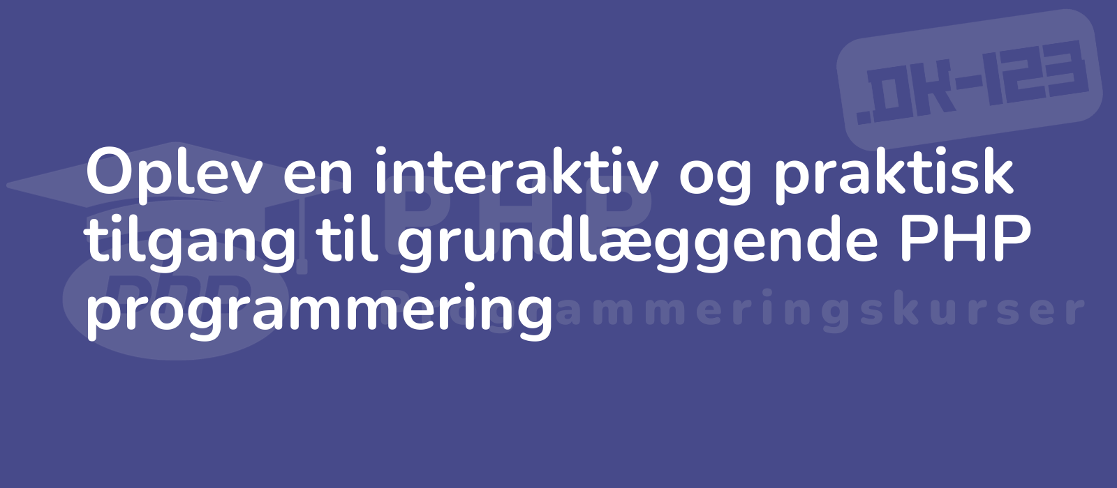 interactive and practical representation of fundamental php programming with a dynamic backdrop demonstrating hands on approach